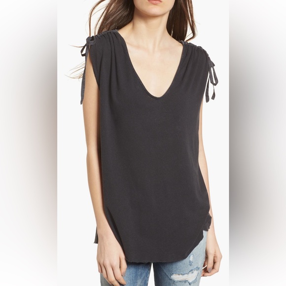 AG White Selma Tee, Small, NWT - Picture 2 of 7